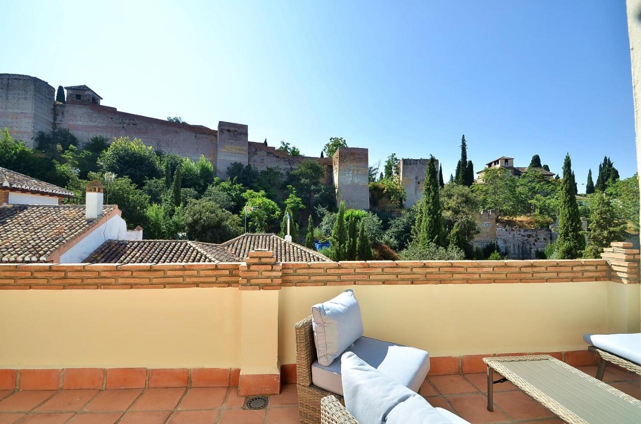 Loft Dar Al- Horra , Terraza, Parking & Vistas Villa Granada Eksteriør bilde